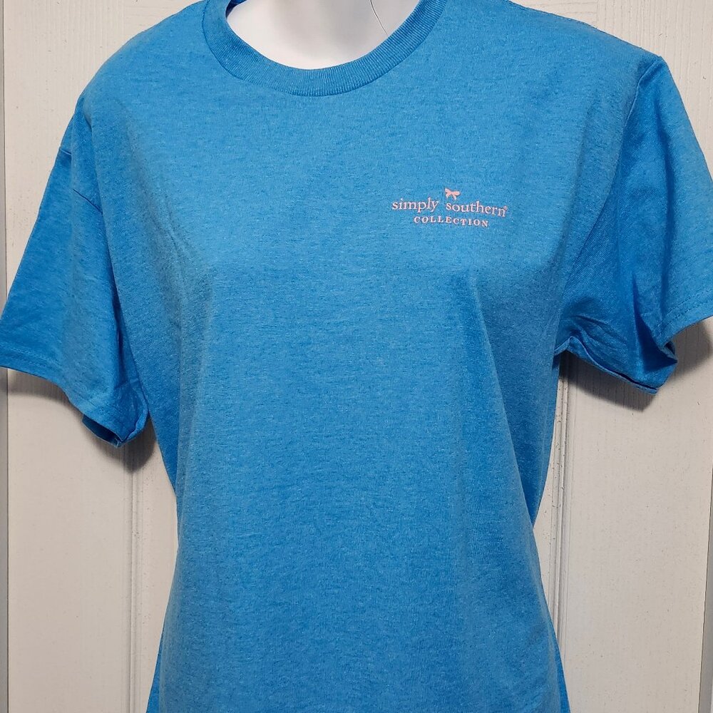“Shhh . . . Beach Time” Shirt by Simply Southern - Picture 3 of 5